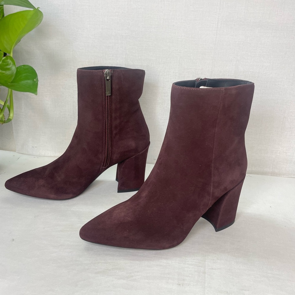 Aquatalia Palomina Ankle Booties inβ Deep Wine 6M - Picture 5 of 11